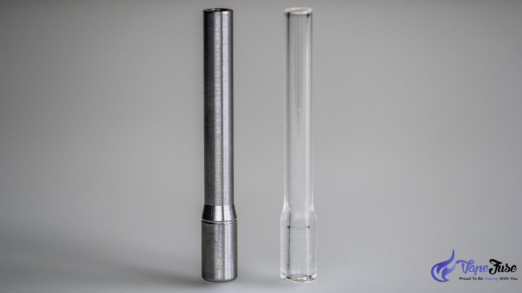 Haze Portable vaporizer glass and stainless steel mouthpieces