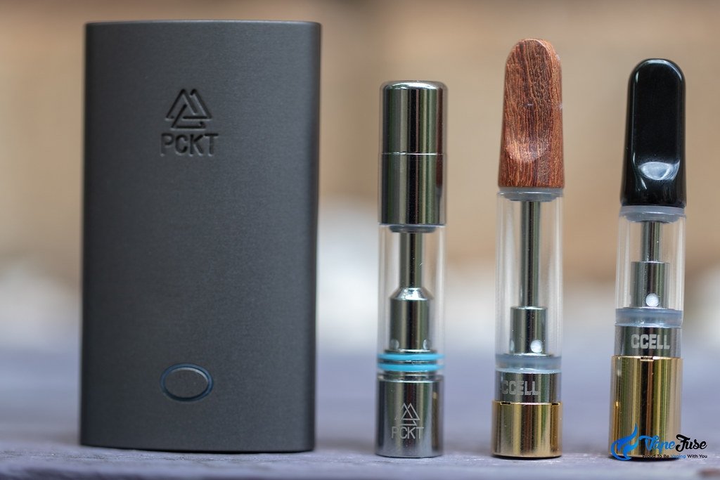 PCKT One Plus, SPRK and CCell cartridges with PCKT magnetic adapters