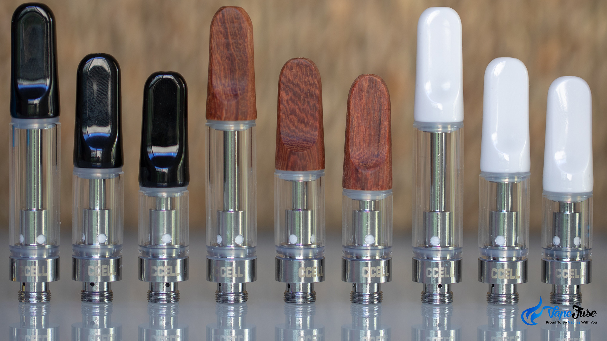 TH2 carts in 3 sizes and 3 sorts of mouthpieces