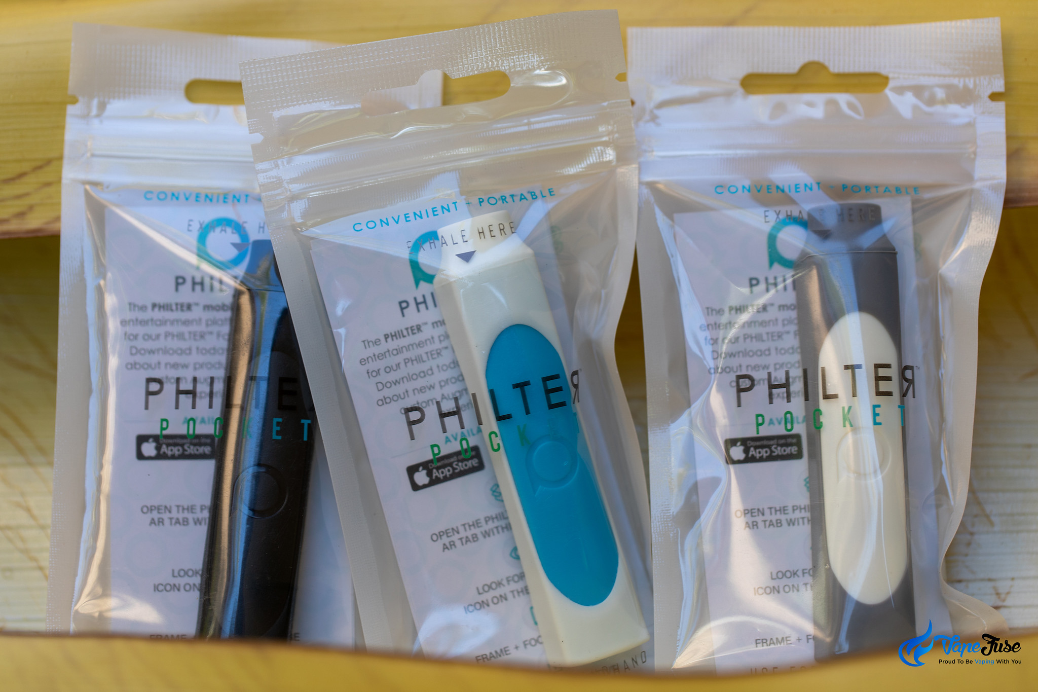 Philter Pocket Smoke Filters in Packaging