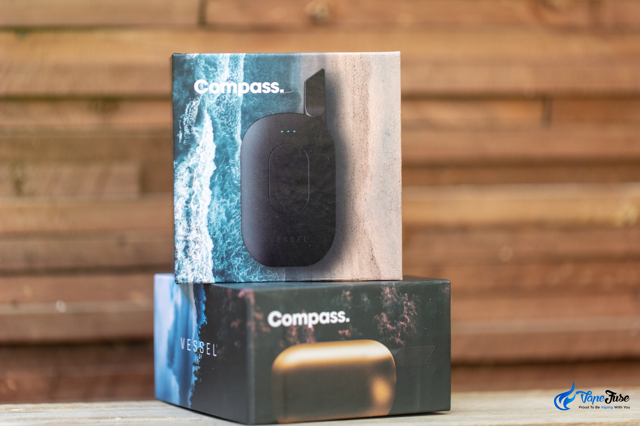 Compass vaporizer batteries in boxes